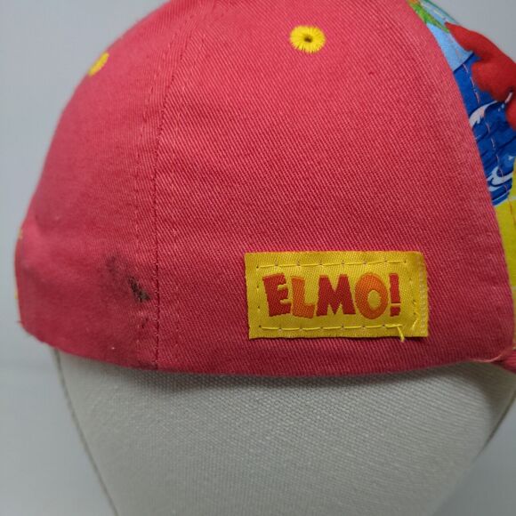 Sesame Street Boy's Snapback Hat Red 100% Cotton Elmo Vacation Graphic - Picture 6 of 10